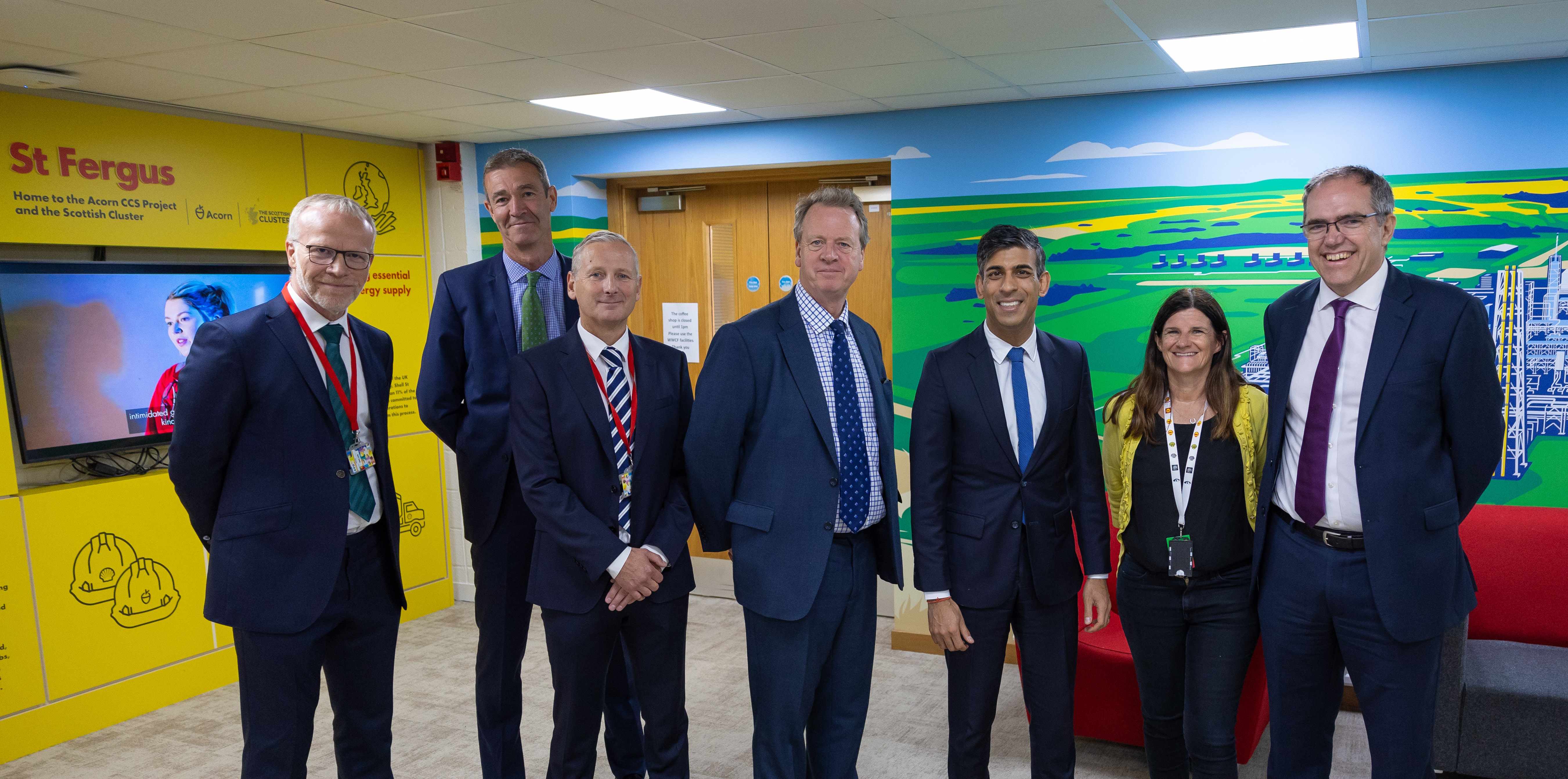 Storegga CEO Dr Nick Cooper (second left) met with Prime Minister Rishi Sunak and Secretary of State for Scotland, Alister Jack, alongside the Acorn Partners